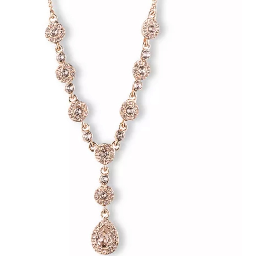 16 inch Crystal Y-Necklace